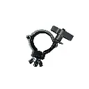 Stagetools Black Mini Half Coupler T Handle Clamp 50mm SWL 100kg