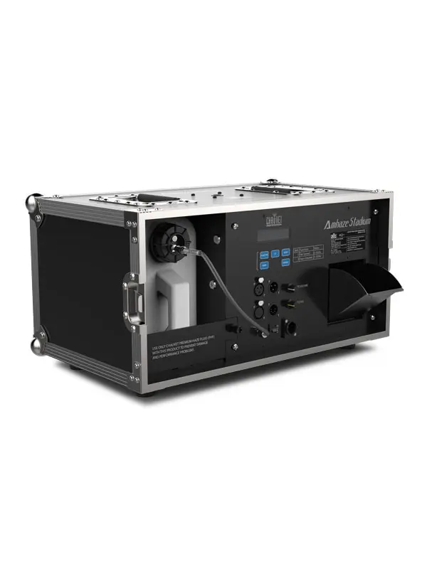 Chauvet AMHAZE STADIUM Includes: Integrated Flight Case Control: 3-pin DMX, 5-pin DMX