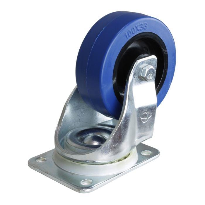 Penn Elcom W9000-V6 Standard Castor Blue 100mm - Non Braked