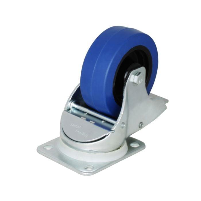 Penn Elcom W9008-AUTO Heavy Duty automatic return braked swivel castor - 100mm