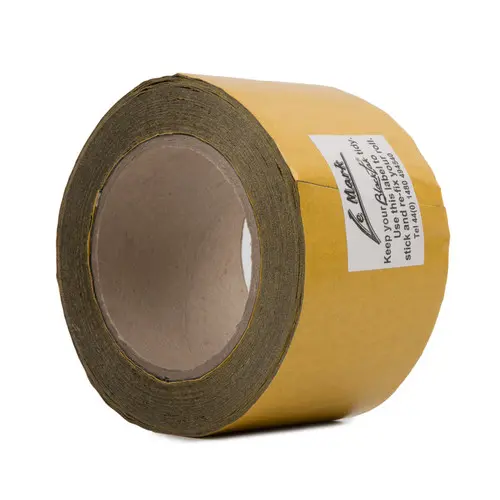 Le Mark Blacktak Foil Tape - Matt Black- 75Mm X 25M Roll