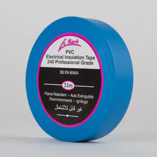 Le Mark Pvc Electrical Tape - Blue - 33M Roll