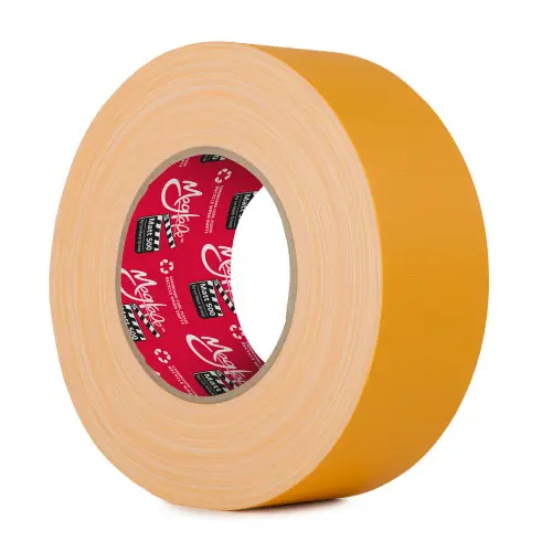 Le Mark Magtape Matt 500 Gaffer Tape 12Mm X 50M Yellow