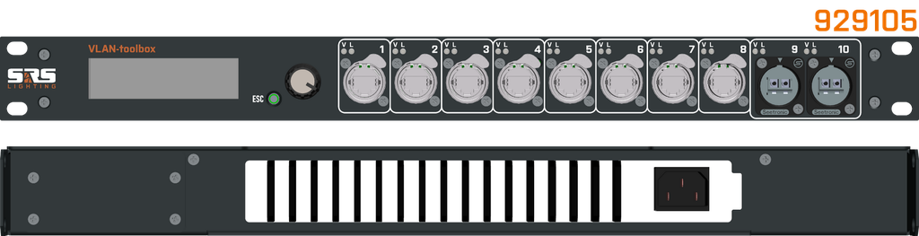 SRS Lighting VLAN-toolbox 8-2-LC