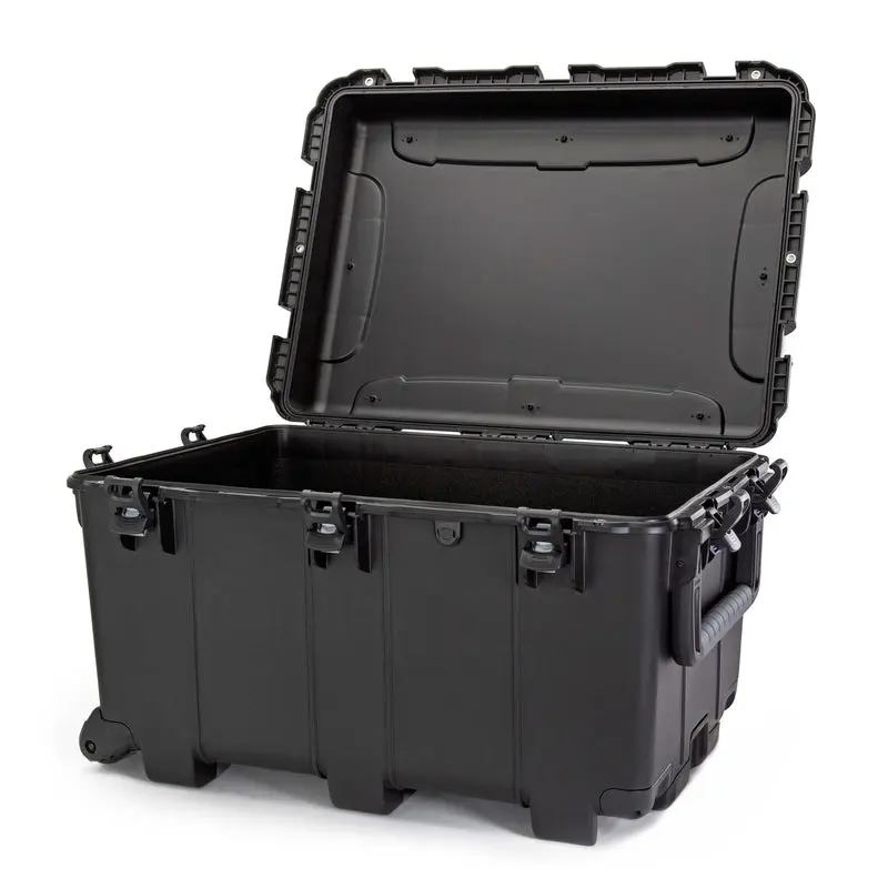 Nanuk Case 975 - No pull handle, with (W)heels - BK, Exterior Size (LxWxH) 851 mm x 617 mm x 500 mm