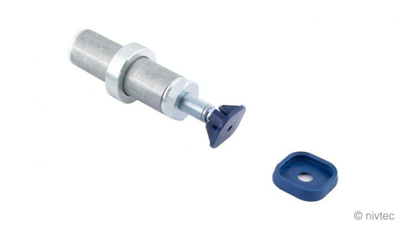 Nivtec steel levelling leg with swivel base plate, stage height: 60 cm