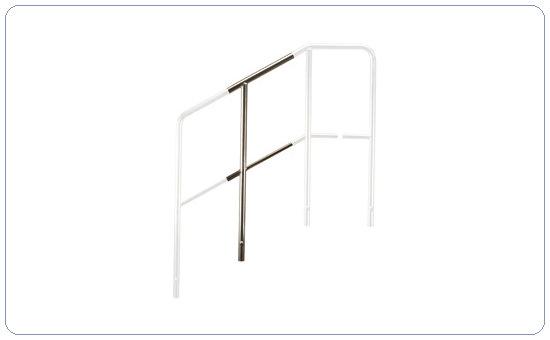 Nivtec stairway safety rails, H: 100 cm, single middle part