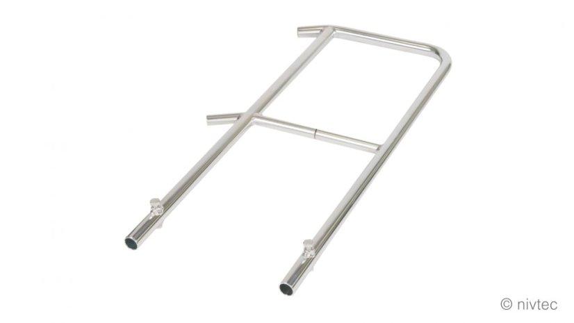 Nivtec stairway rail, H: 100 cm, final part hook-on stairway, B: 350 mm
