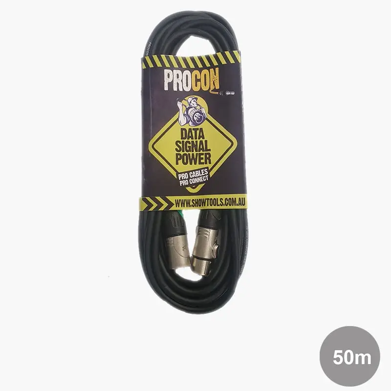 ProCon IP67 3 Pin DMX Cable - Touring Grade :50M