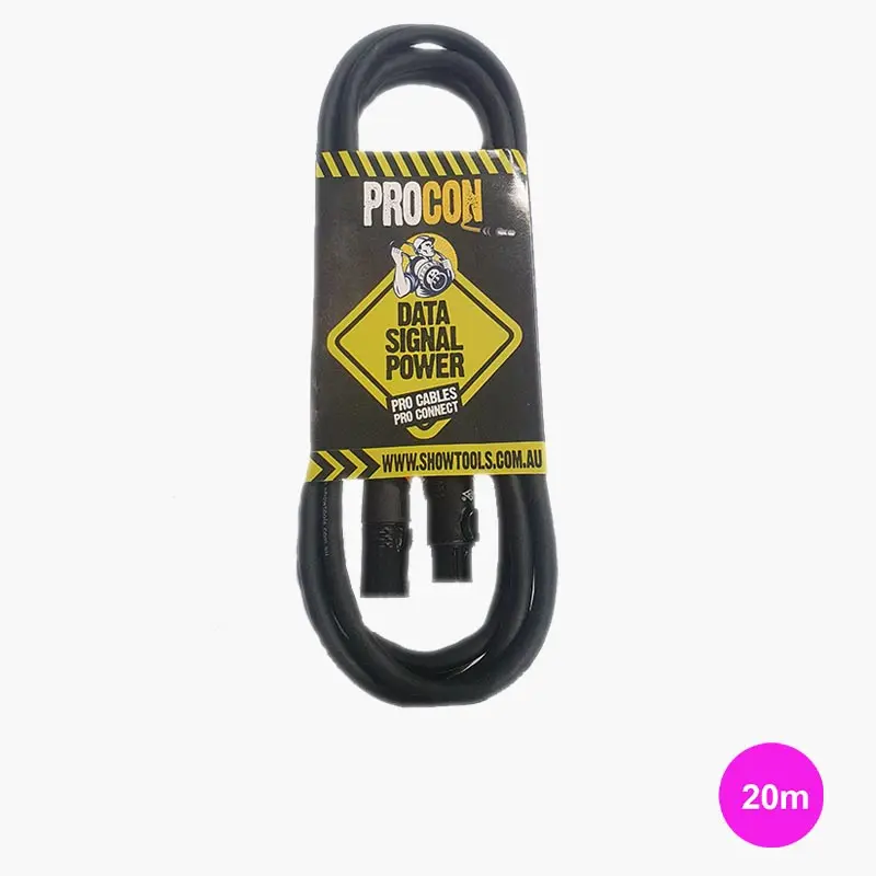 ProCon IP67 5 Pin DMX Cable - Touring Grade :20M