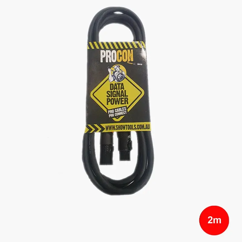 ProCon IP67 5 Pin DMX Cable - Touring Grade :2M
