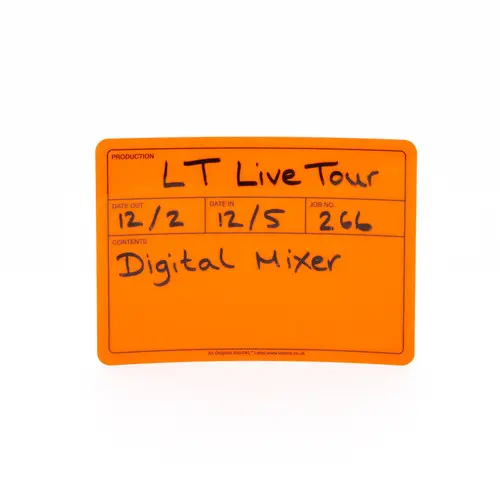 [VISIPALFLOR] Le Mark VisiPal Label 127mm x 178mm Fluorescent OR