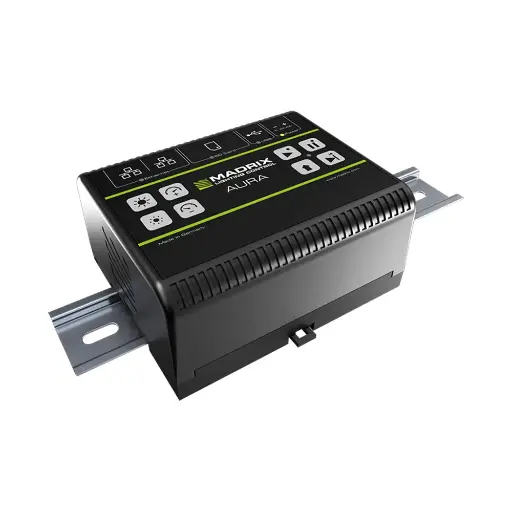 [IA-HW-001032] Madrix AURA 12 , Stand-Alone Recorder/Player, 12 Universes Over Network, DIN Rail