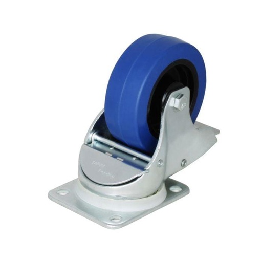 [W9008-AUTO] Penn Elcom W9008-AUTO Heavy Duty automatic return braked swivel castor - 100mm