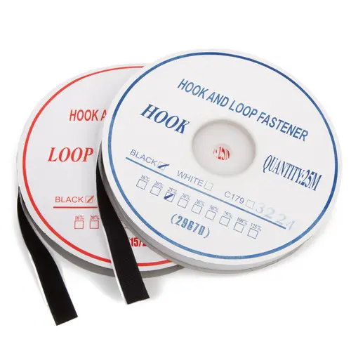 [VTHOOK50BK] Le Mark Velcro Hook Roll With Adhesive Backing - 50Mm X 25M Black