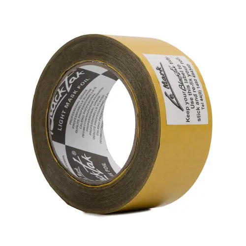 [BT50BK25] Le Mark Blacktak Foil Tape - Matt Black- 50Mm X 25M Roll