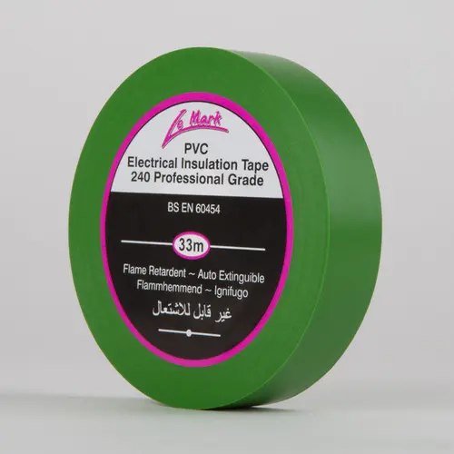 [LEMPVC19G] Le Mark Pvc Electrical Tape - Green - 33M Roll