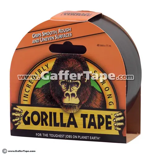 [GORILLA4832BK] Le Mark Gorilla Tape 48Mm X 32M Black - Extreme Strength And Adhesive