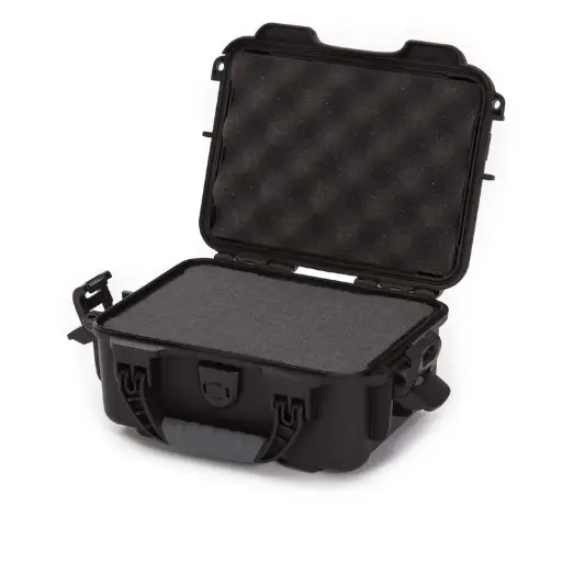 [904S-010BK-0A0] Nanuk Case 904 w/foam - Black, Exterior Size (LxWxH) 259 mm x 201 mm x 114 mm