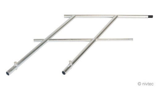 [NT-304 030] Nivtec stairway safety rails, H: 100 cm, double middle part