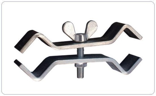 [NT-401 110] Nivtec leg link, 150 mm, for galleries with Layher spindle, steel galvanized