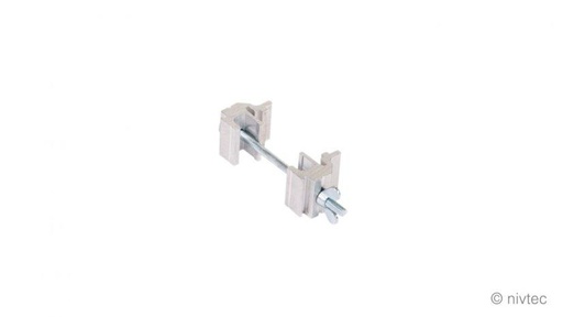 [NT-401 200] Nivtec platform link, alu, for special platforms with groove all around + ramps