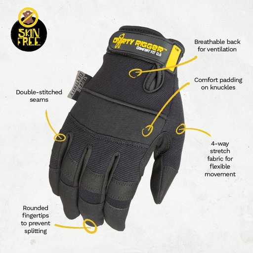 [DTY-0.5-XL] Dirty Rigger Comfort Fit 0.5 High Dexterity Gloves