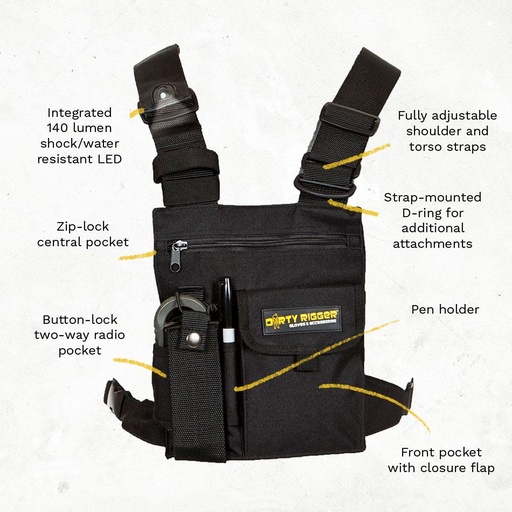 [DTY-LEDCHESTRIG] Dirty Rigger LED Chest Rig