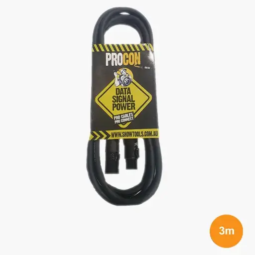 [WP-5P5C-147-3M] ProCon IP67 5 Pin DMX Cable - Touring Grade :3M