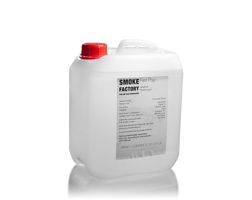 [SF-201] Smoke Factory Fast Fog Fast Dispersing Fog Fluid - 5 Litre