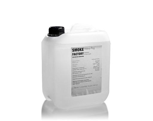 [SF-203] Smoke Factory Heavy Fog Extremely Long Lasting Fog Fluid - 5 litre
